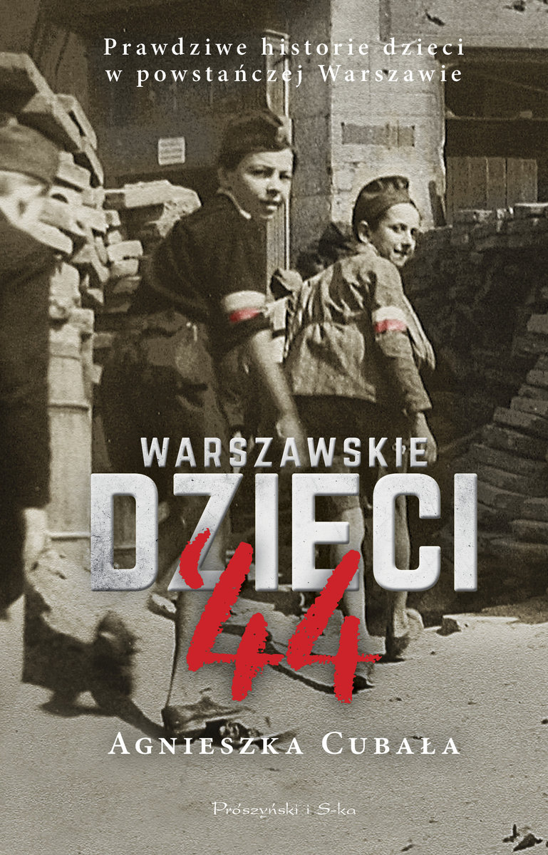 Okładka książki o tytule "Warszawskie dzieci `44"
