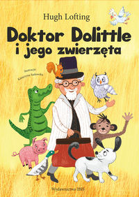 Okładka ksiązki o tytule Doktor Dolittle i jego zwierzęta