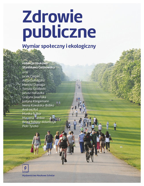 Okładka książki o tytule Zdrowie publiczne : wymiar społeczny i ekologiczny