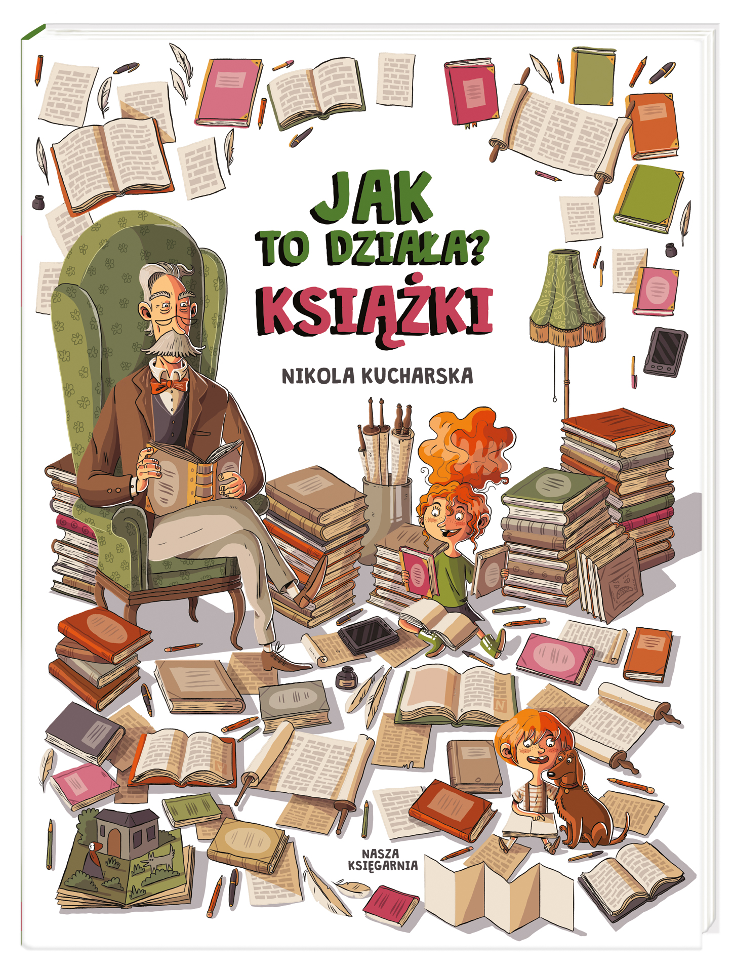 Okładka książki o tytule Książki autorstwa Nikoli Kucharskiej
