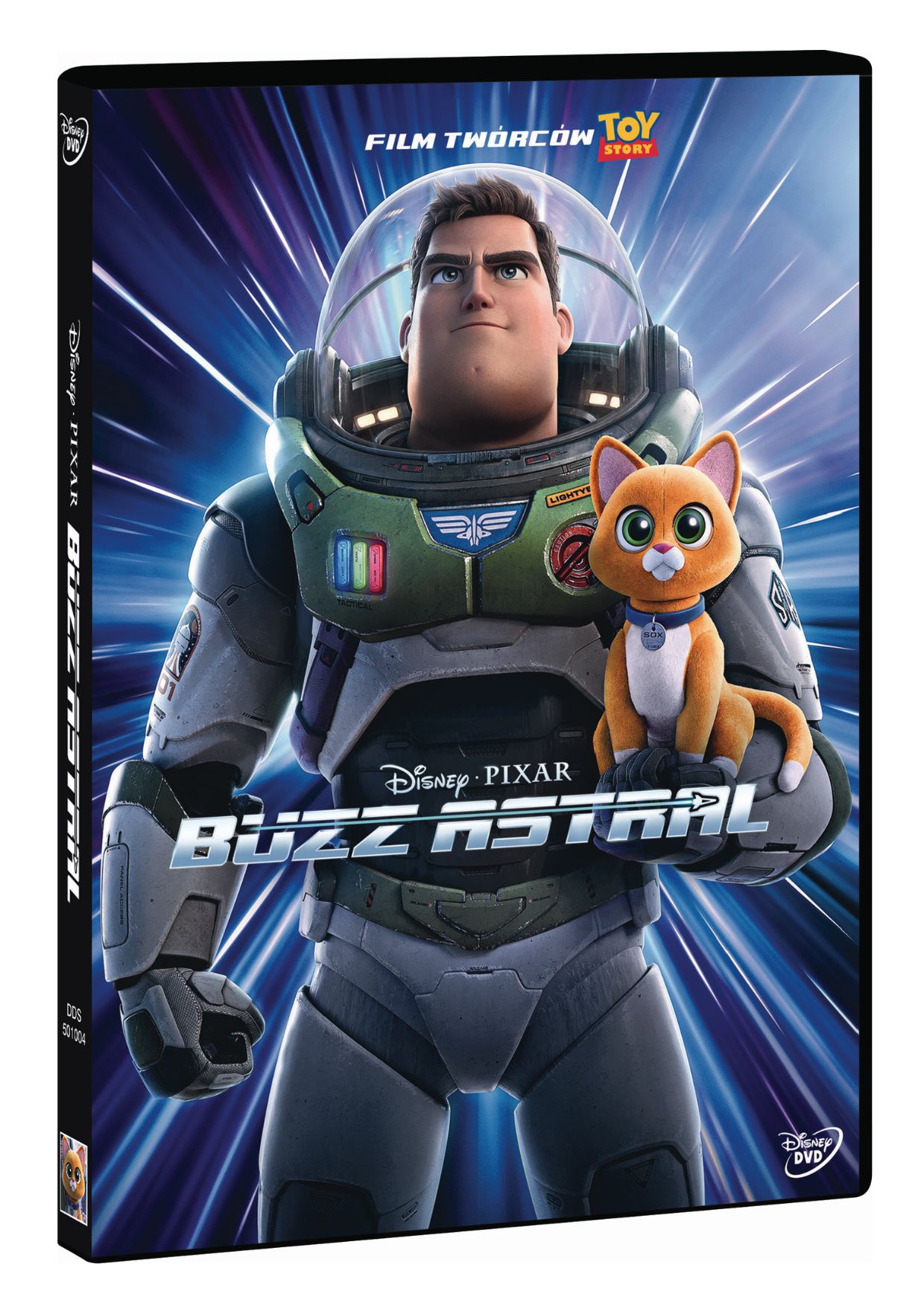 Okładka filmu na płycie DVD o tytule Buzz Astral