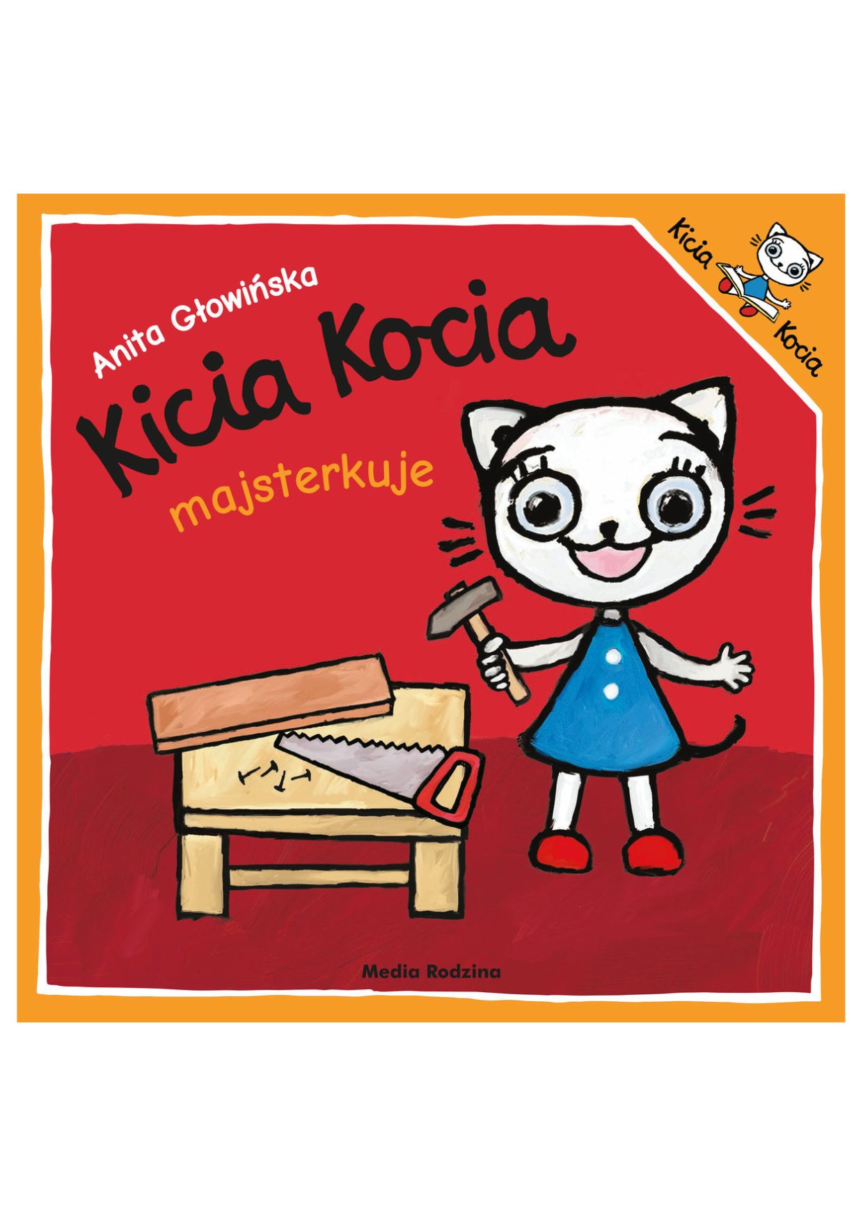 Okładka książki o tytule Kicia Kocia majsterkuje 