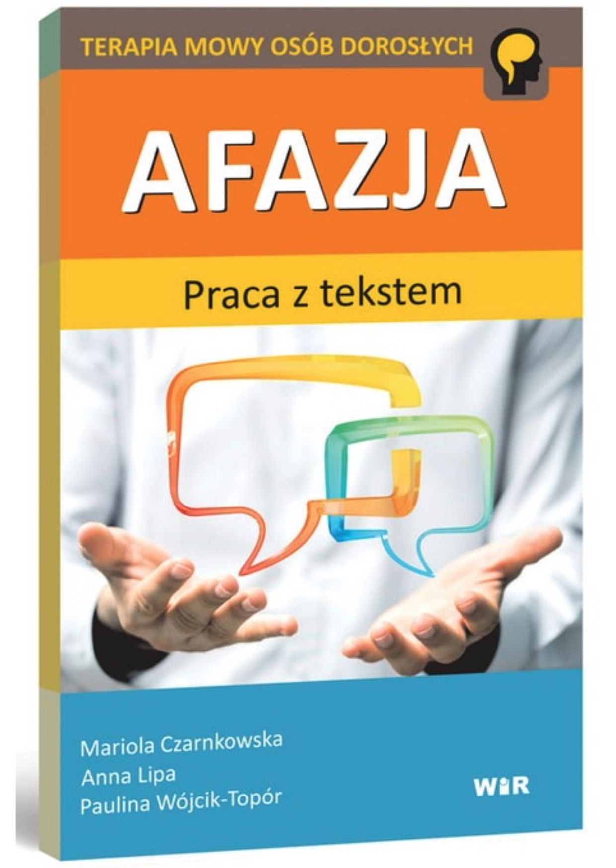 Okładka książki o tytule Afazja. praca z tekstem 