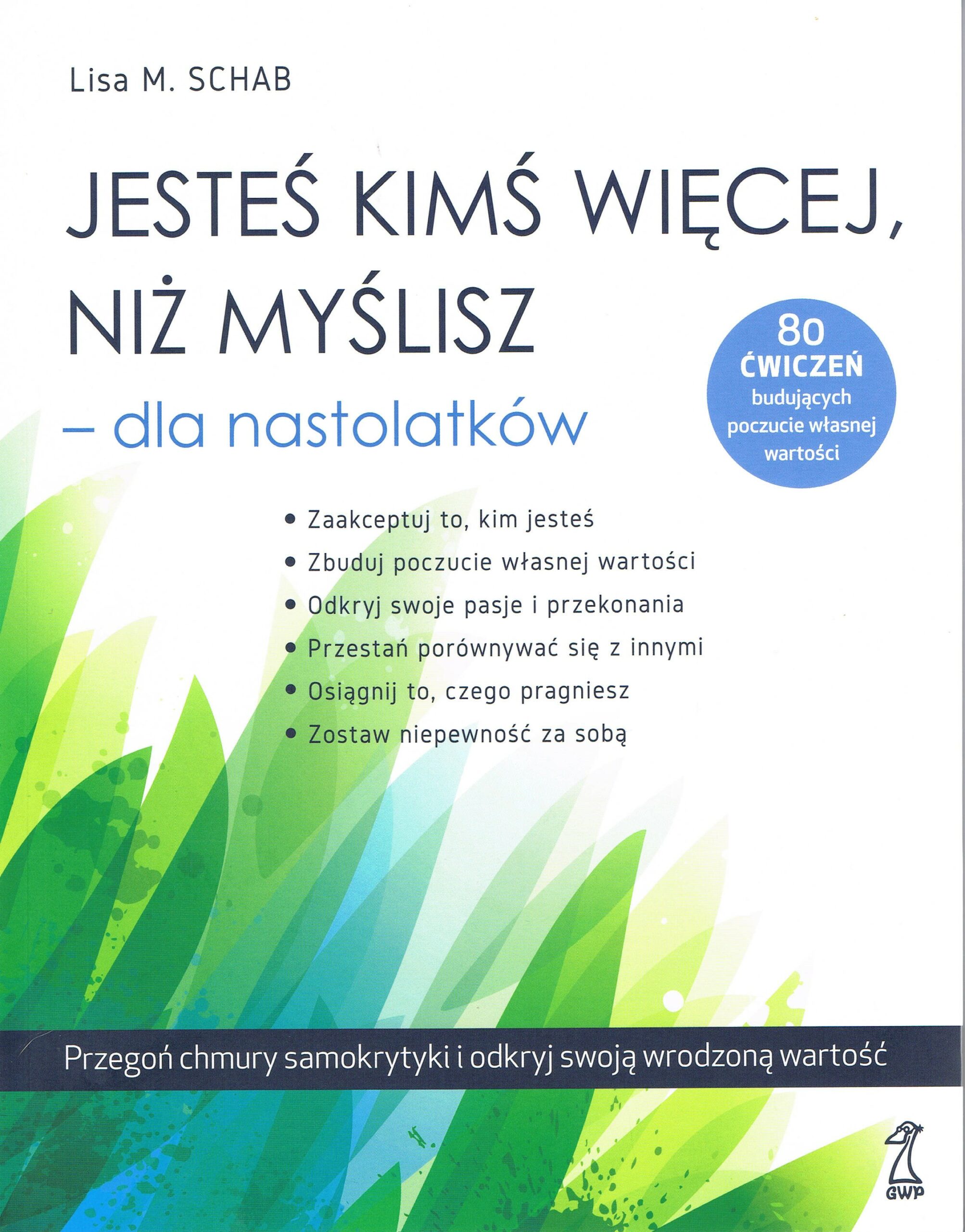 Okładka książki o tytule 5.	Jesteś kimś więcej, niż myślisz : dla nastolatków 