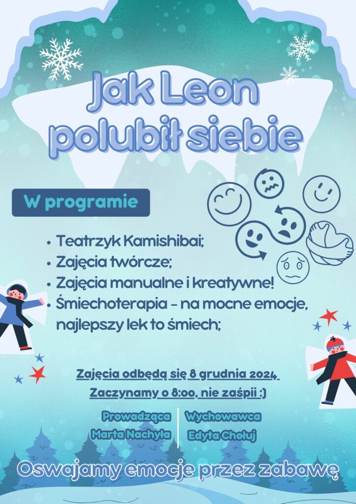 Plakat do zajęć w ramach projektu czytelniczego realizowanego dla uczniów klasy 2E PSP w Zwoleniu