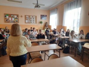 Zajęcia edukacyjne dla uczniów klasy 8c PSP w Zwoleniu