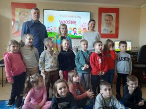 Grupa przedszkolna PSZCZÓŁKI z Publicznej Szkoły Podstawowej im. Władysława Jagiełły w Zwoleniu