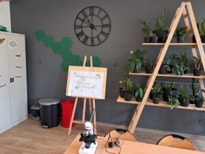 Spotkanie nauczycieli bibliotekarzy w ramach SWiS w bibliotece szkolnej Zespołu Szkół Rolniczo-Technicznych w Zwoleniu