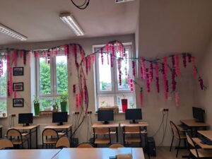 Spotkanie nauczycieli bibliotekarzy w ramach SWiS w bibliotece szkolnej Zespołu Szkół Rolniczo-Technicznych w Zwoleniu