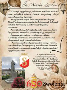 Wirtualna kartka wykonana przez uczniów PSP w Kowalkowie