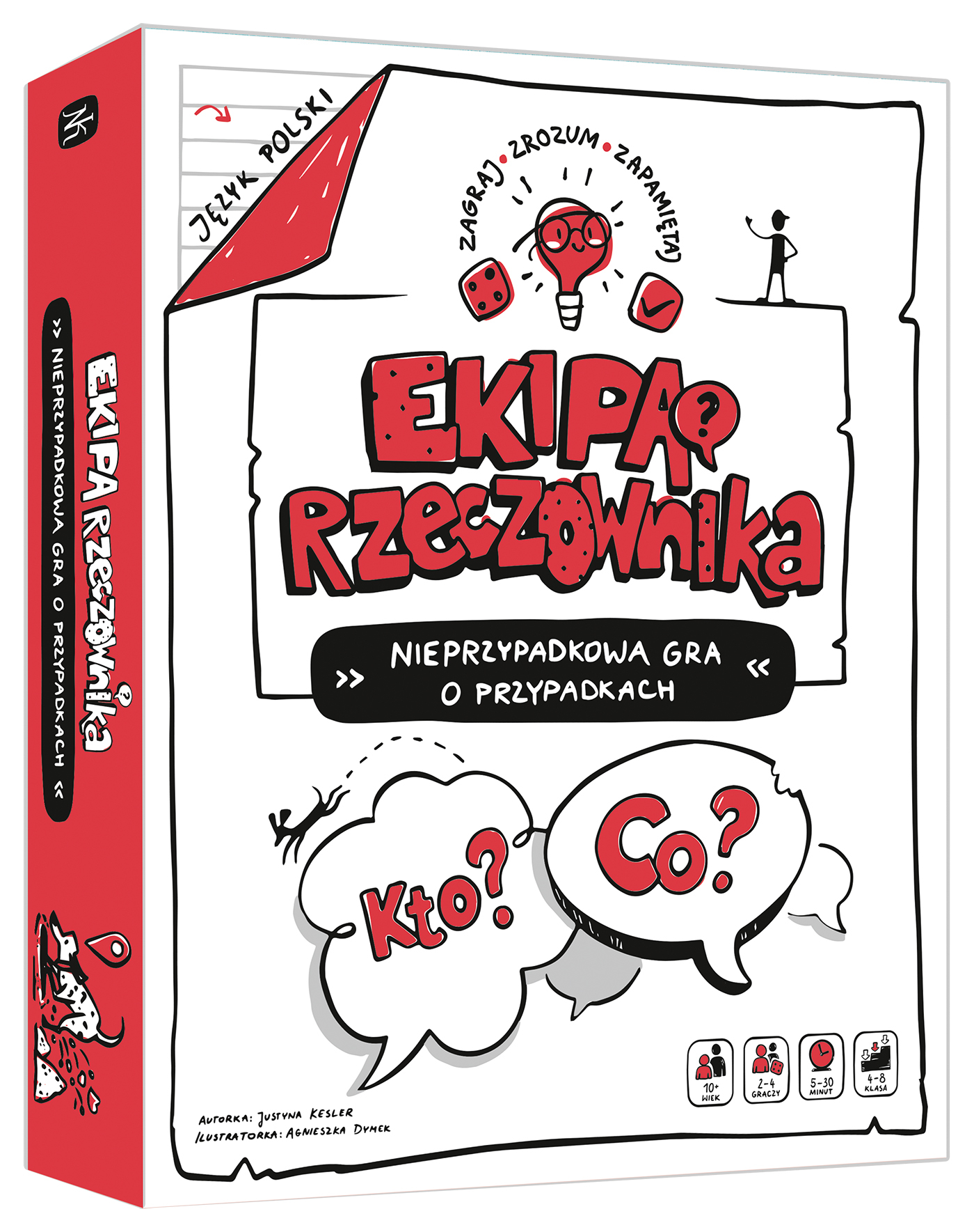 Ekipa rzeczownika : nieprzypadkowa gra o przypadkach [Gra dydaktyczna]