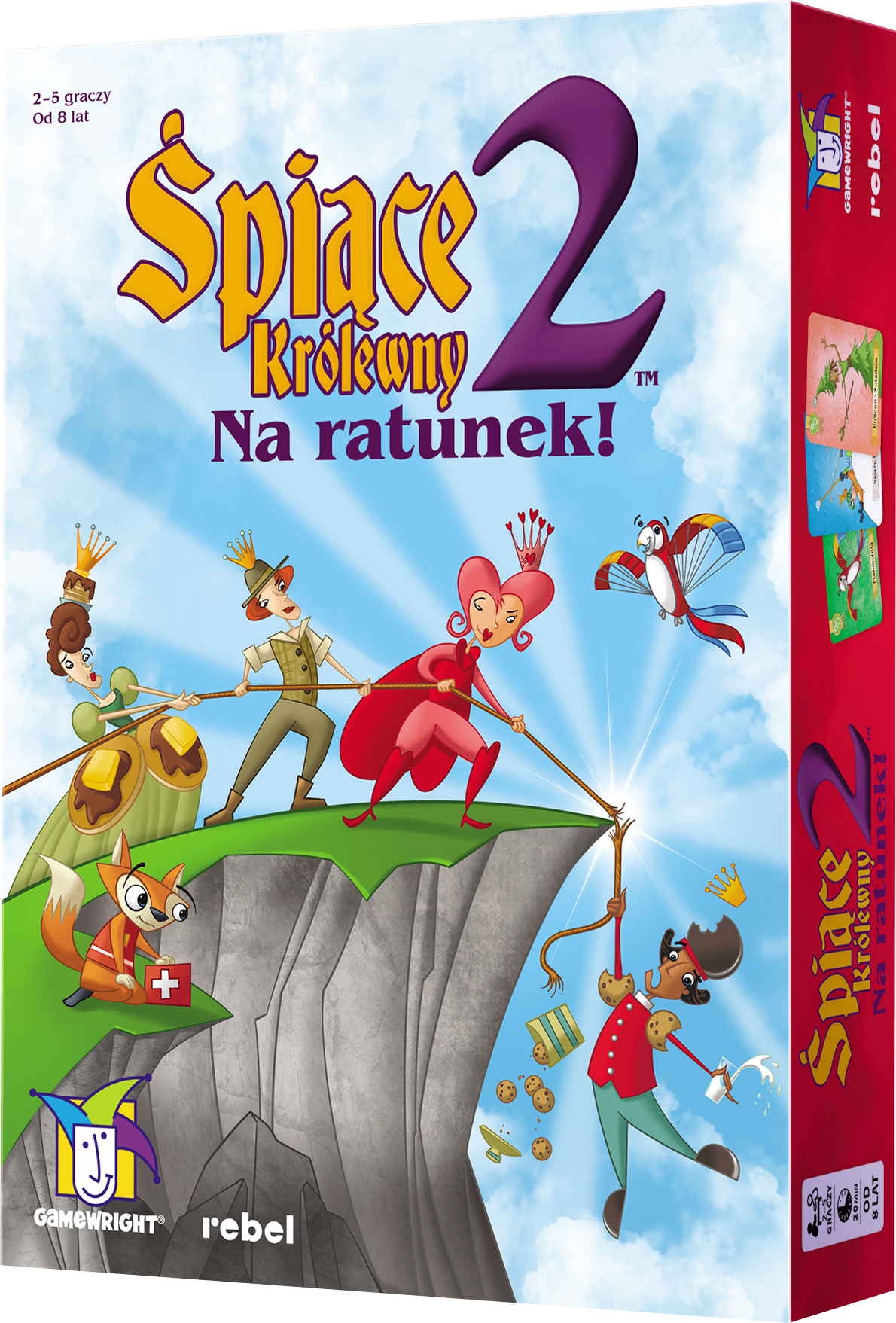 Pudełko gry Śpiące królewny : na ratunek! 2 [Gra karciana]
