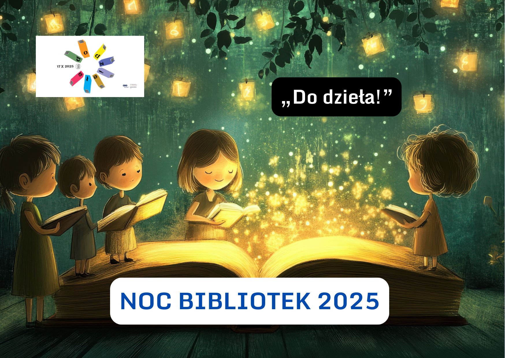 Noc Bibliotek 2025 w Bibliotece Pedagogicznej w Radomiu Filia w Zwoleniu