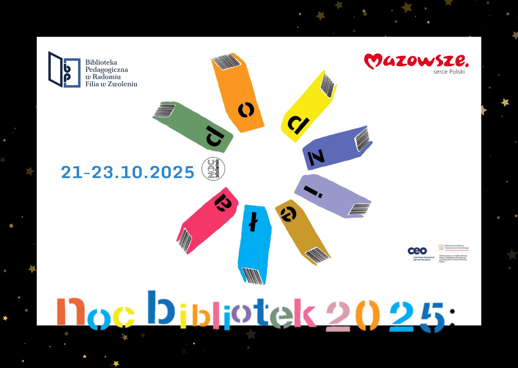 Noc Bibliotek 2025 - Do dzieła!