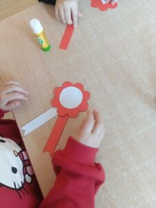 Zajęcia edukacyjne w grupie przedszkolnej Motyli z Publicznego Przedszkola Nr 1 w Zwoleniu