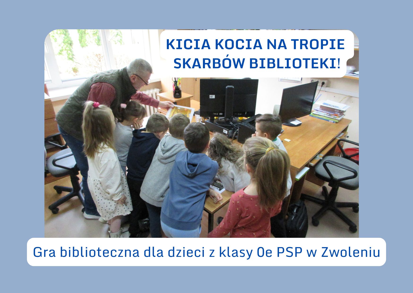 Gra biblioteczna Kicia Kocia na tropie skarbów biblioteki