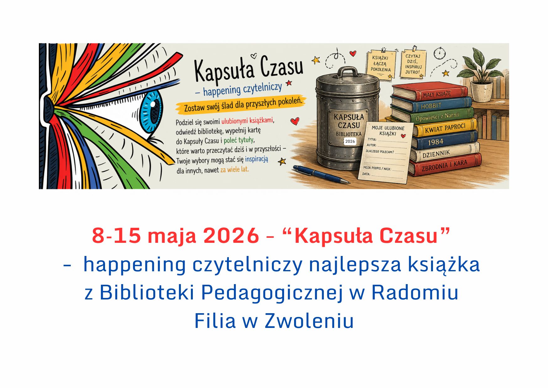 “Kapsuła Czasu” – happening czytelniczy