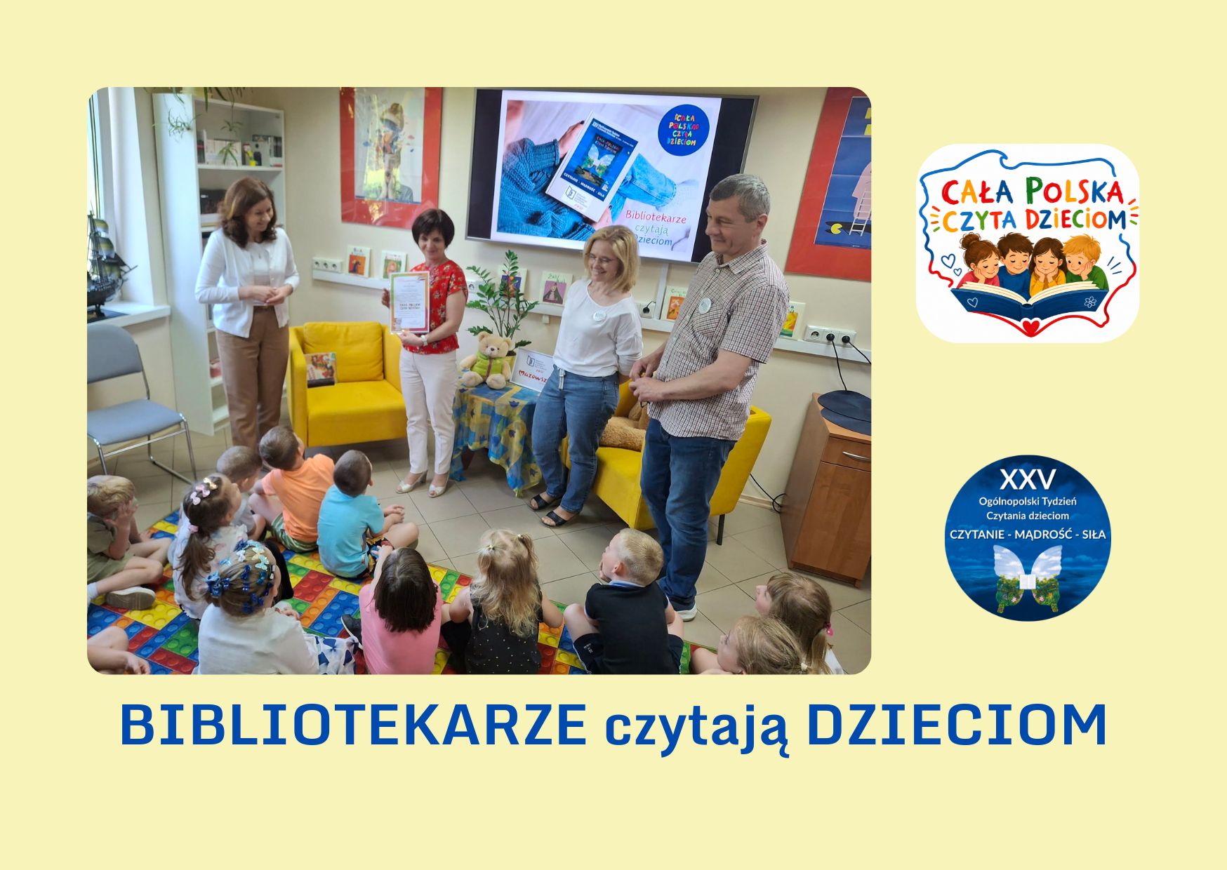 BIBLIOTEKARZE czytają DZIECIOM