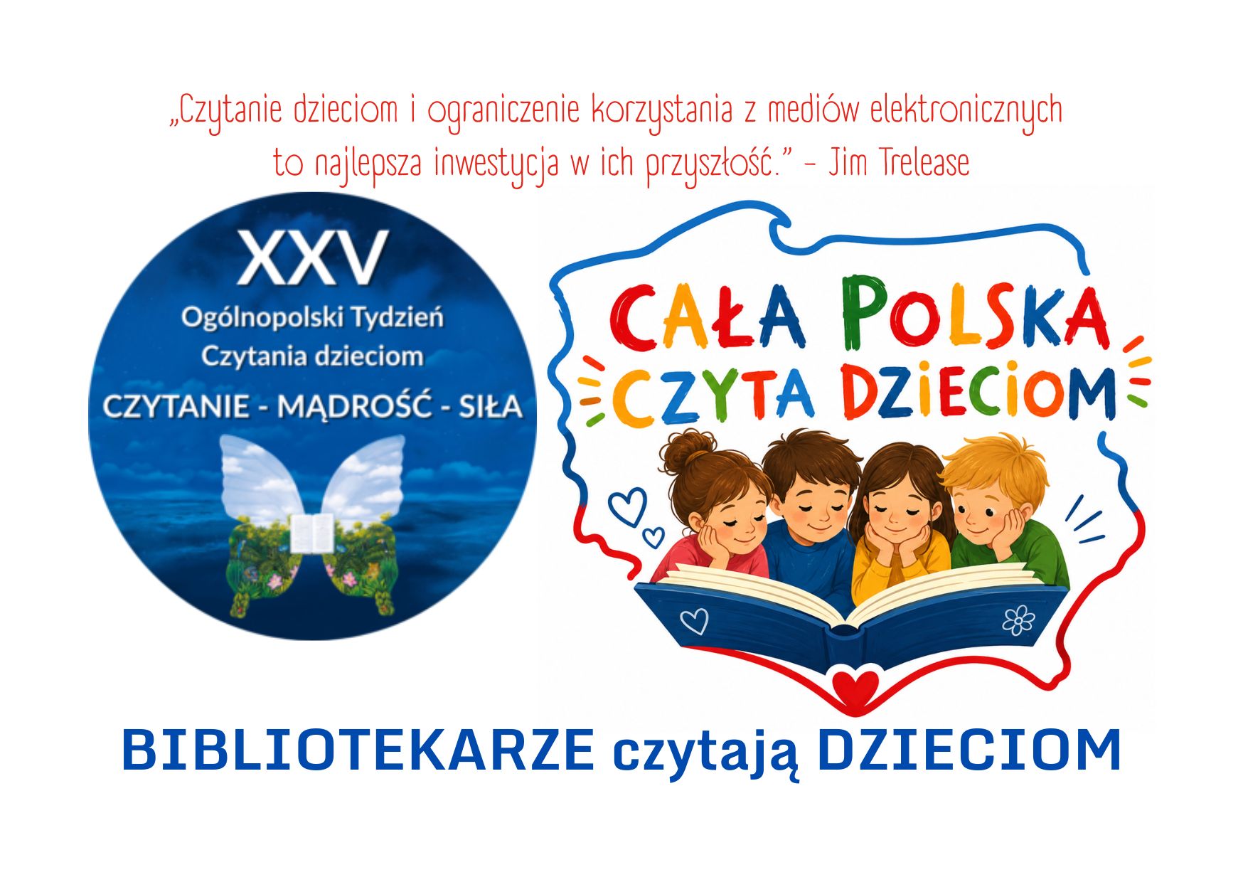 Plakat XXV Ogólnopolskiego Tygodnia Czytania Dzieciom