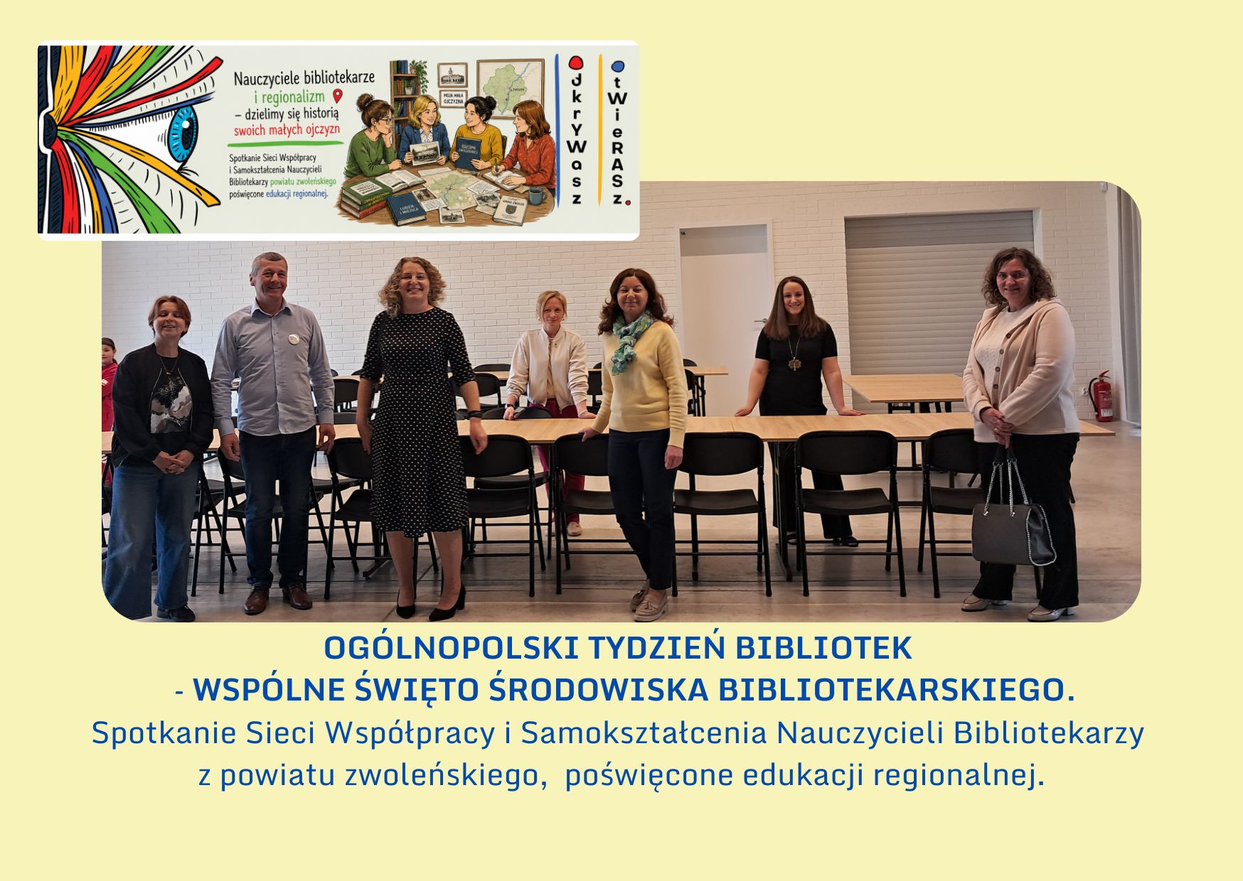 Integracja środowiska bibliotekarskiego w Tygodniu Bibliotek - spotkanie sieci współpracy i samokształcenia