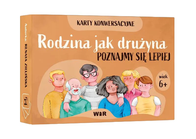 Pudełko kart konwersacyjnych Rodzina jak drużyna