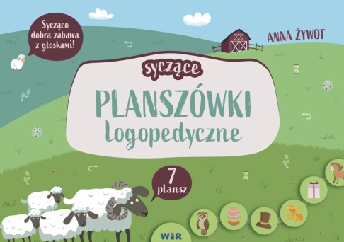 Okładka gry o tytule Syczące planszówki logopedyczne