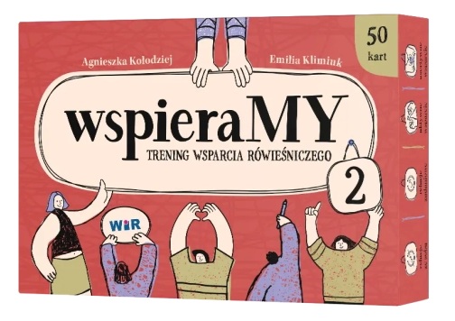 Ilustracja przedstawiająca pudełko gry edukacyjnej o tytule WspieraMY : trening wsparcia rówieśniczego. 2