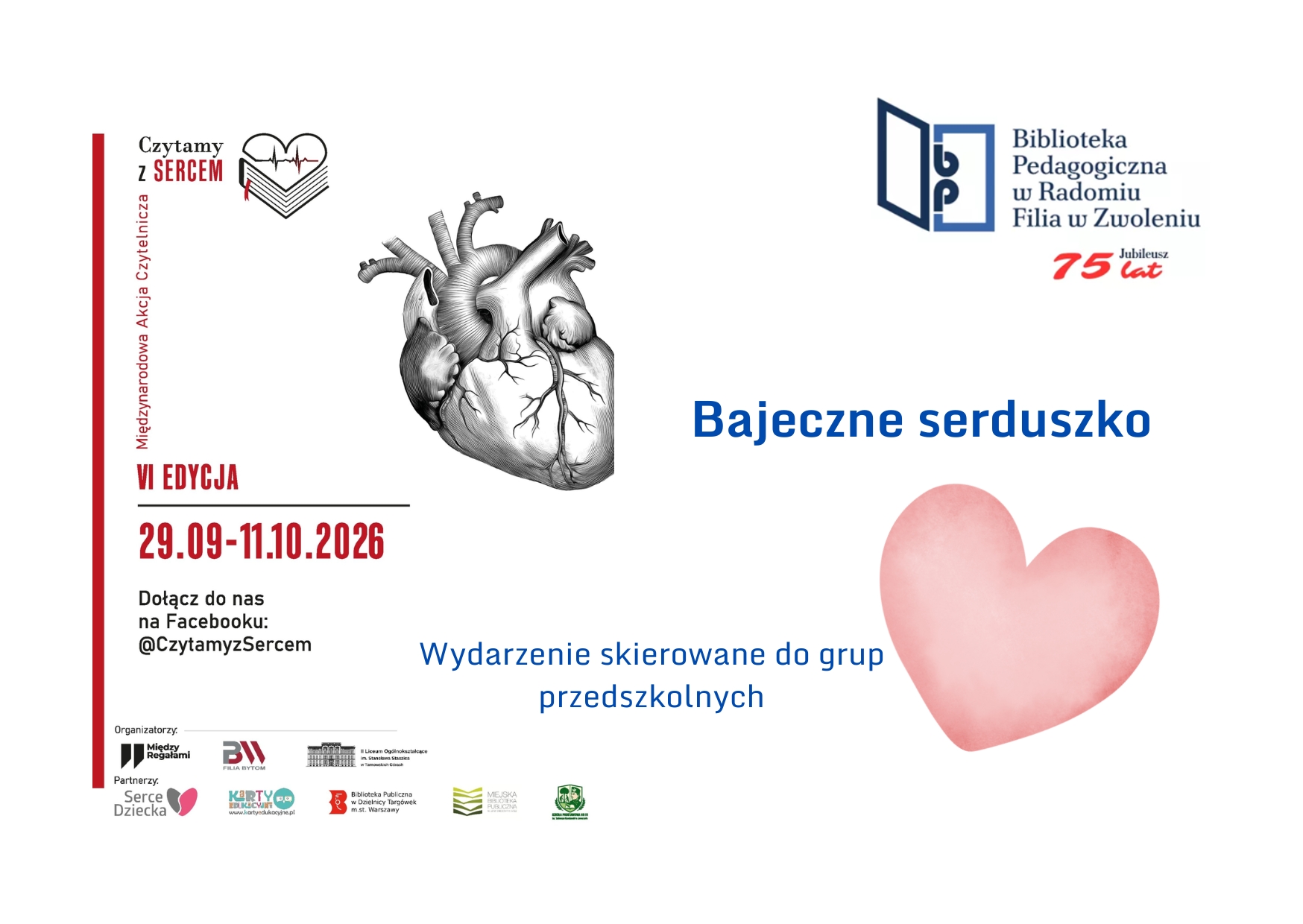 „Bajeczne serduszko" – zajęcia interdyscyplinarne z książką dla dzieci w wieku przedszkolnym