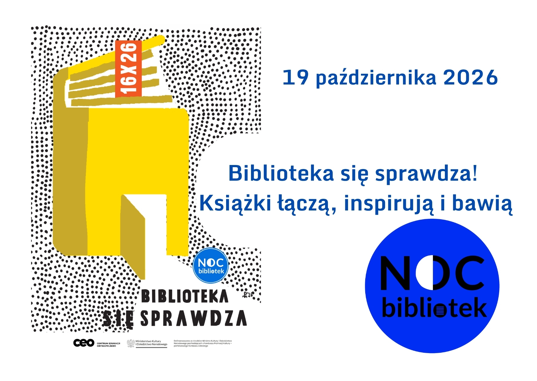 Relacja z Nocy Bibliotek 2026 Biblioteka się sprawdza! Udowodniliśmy, że książki łączą, inspirują i bawią