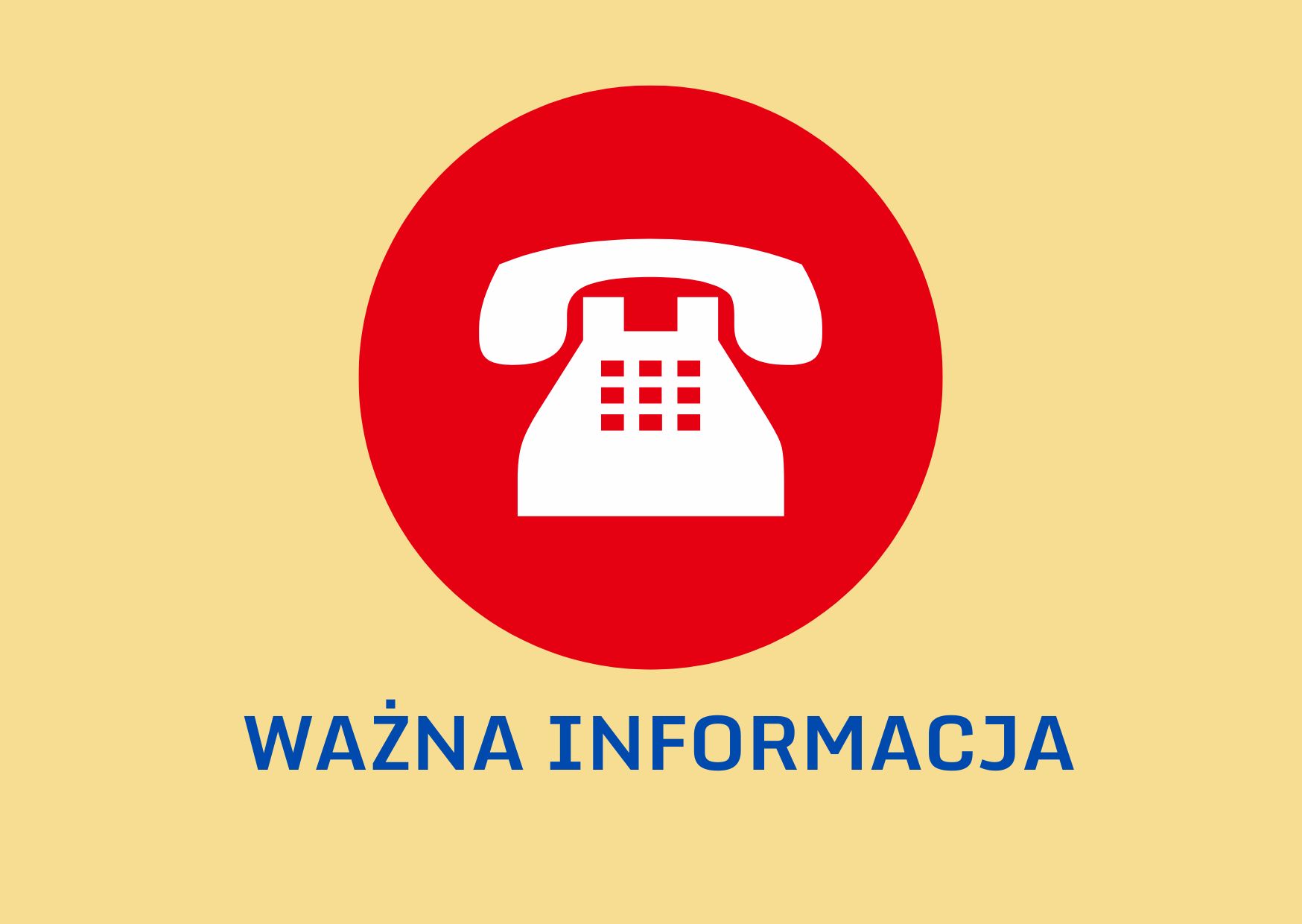 Ważna informacja